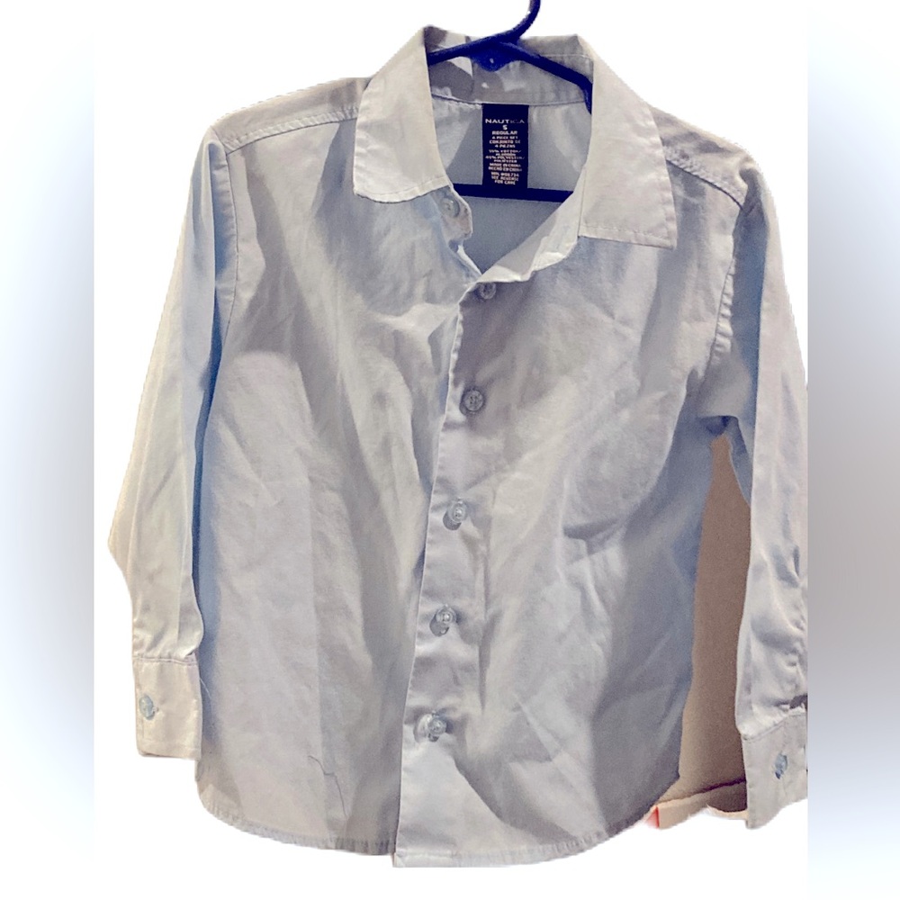 Long sleeve boys dress shirt